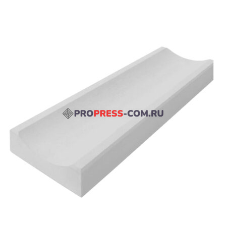 Фото 22 - Лоток Водоотливной ProPress 50х16х5 см (бетонный) Белый