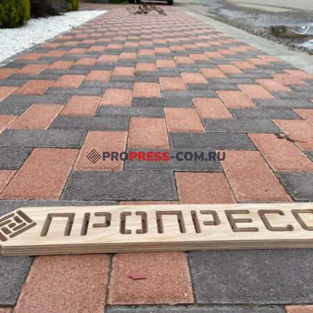 Фото 265 - Тротуарная плитка Брусчатка 10х20, Оранжевая